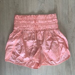 Pink Free People Way Home Shorts